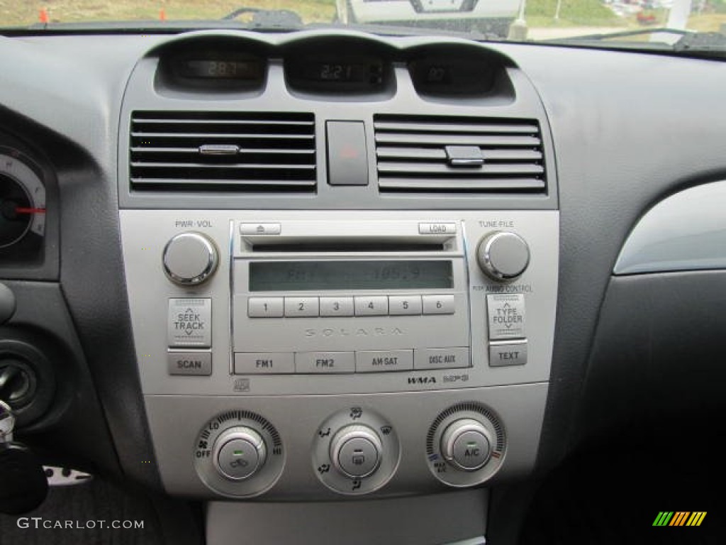2008 Toyota Solara Sport Coupe Controls Photos