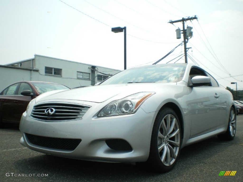 2008 G 37 Journey Coupe - Liquid Platinum Silver / Graphite photo #1