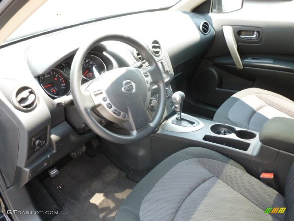 2011 Rogue SV AWD - Wicked Black / Black photo #7