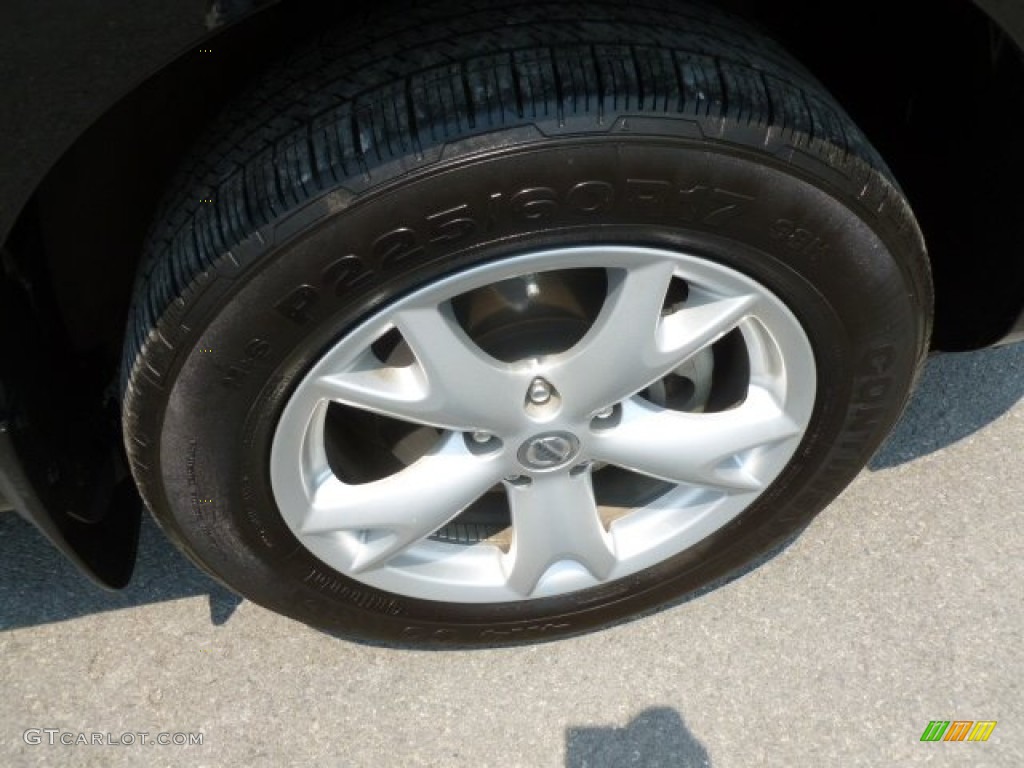 2011 Rogue SV AWD - Wicked Black / Black photo #13