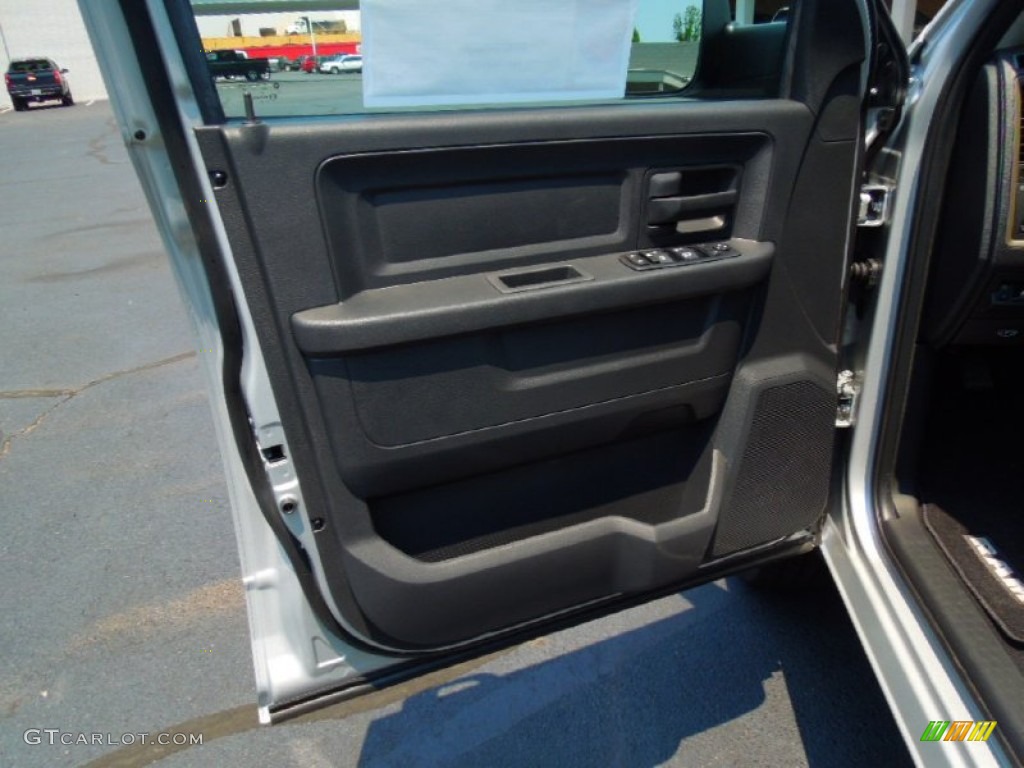 2012 Ram 1500 Express Quad Cab 4x4 - Bright Silver Metallic / Dark Slate Gray/Medium Graystone photo #8