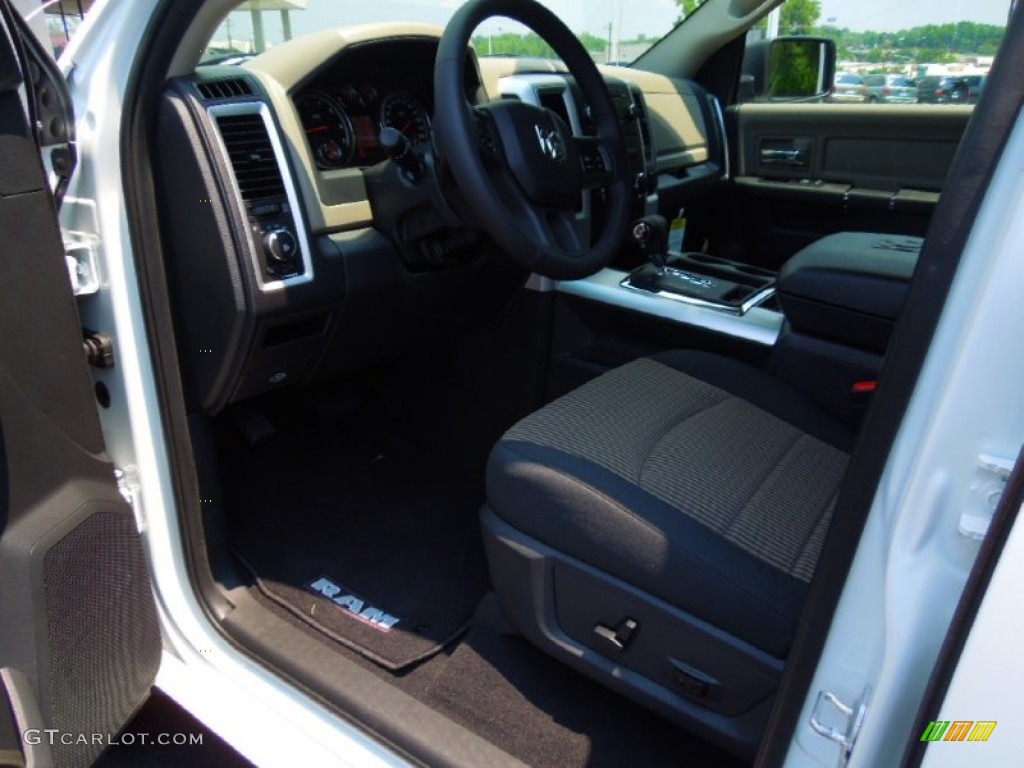 2012 Ram 1500 Big Horn Quad Cab - Bright White / Dark Slate Gray/Medium Graystone photo #24