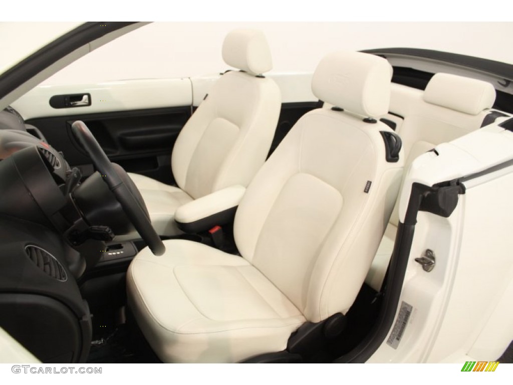 White Interior 2007 Volkswagen New Beetle Triple White Convertible Photo #67066344