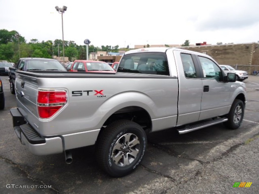 Ingot Silver Metallic 2012 Ford F150 STX SuperCab 4x4 Exterior Photo #67067358