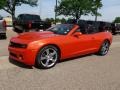 Inferno Orange Metallic 2011 Chevrolet Camaro LT/RS Convertible
