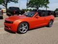 Inferno Orange Metallic 2011 Chevrolet Camaro LT/RS Convertible Exterior