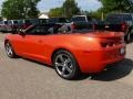 2011 Inferno Orange Metallic Chevrolet Camaro LT/RS Convertible  photo #6