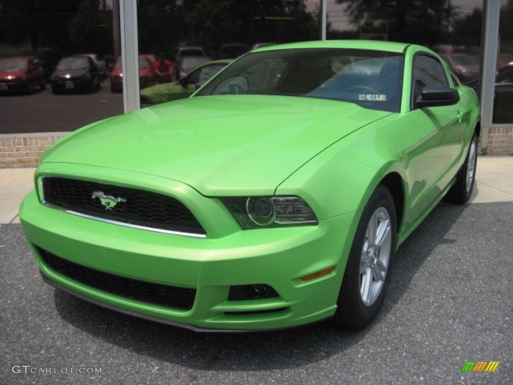 Gotta Have It Green 2013 Ford Mustang V6 Coupe Exterior Photo #67069632