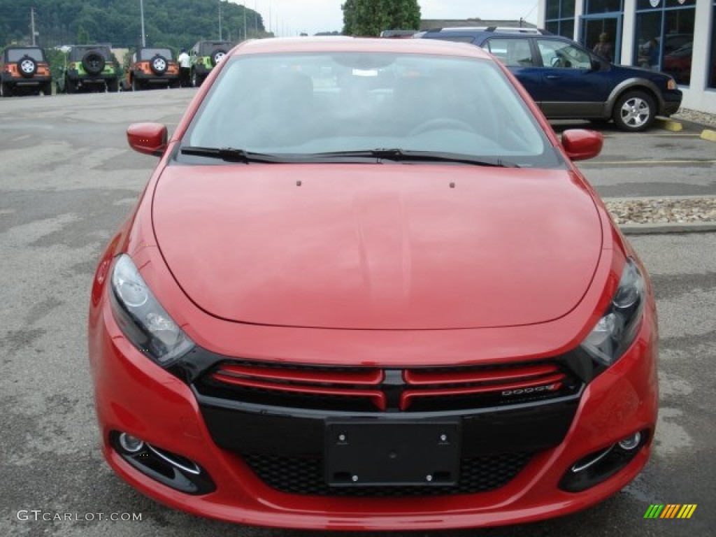 2013 Dart Rallye - Redline 2-Coat Pearl / Black/Light Diesel Gray photo #3