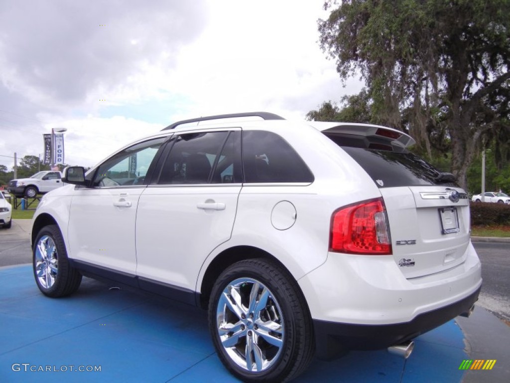 2011 Edge Limited - White Suede / Medium Light Stone photo #3
