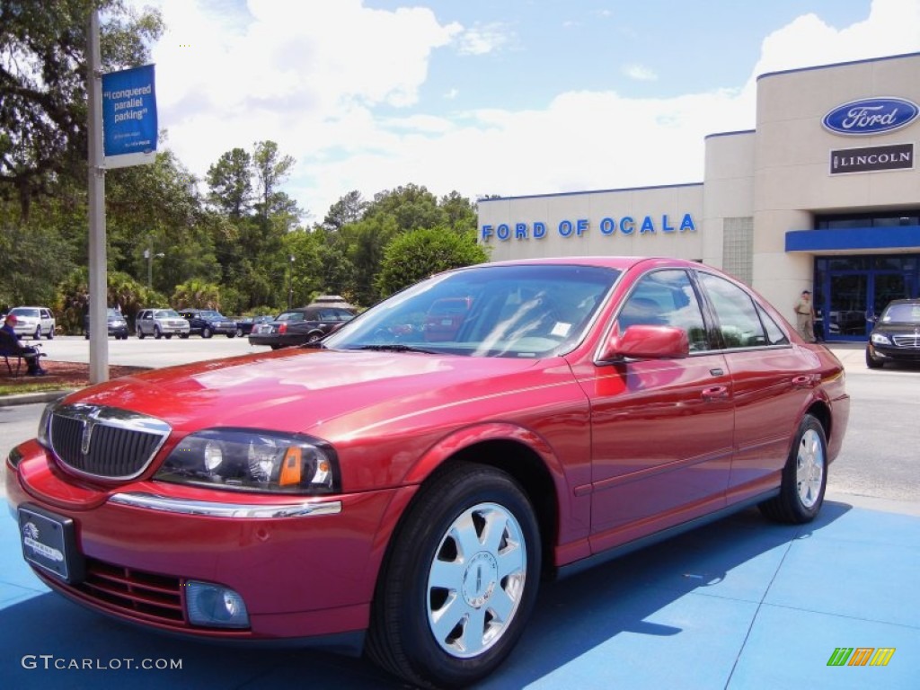 Vivid Red Clearcoat Lincoln LS