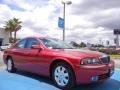 2004 Vivid Red Clearcoat Lincoln LS V6  photo #7