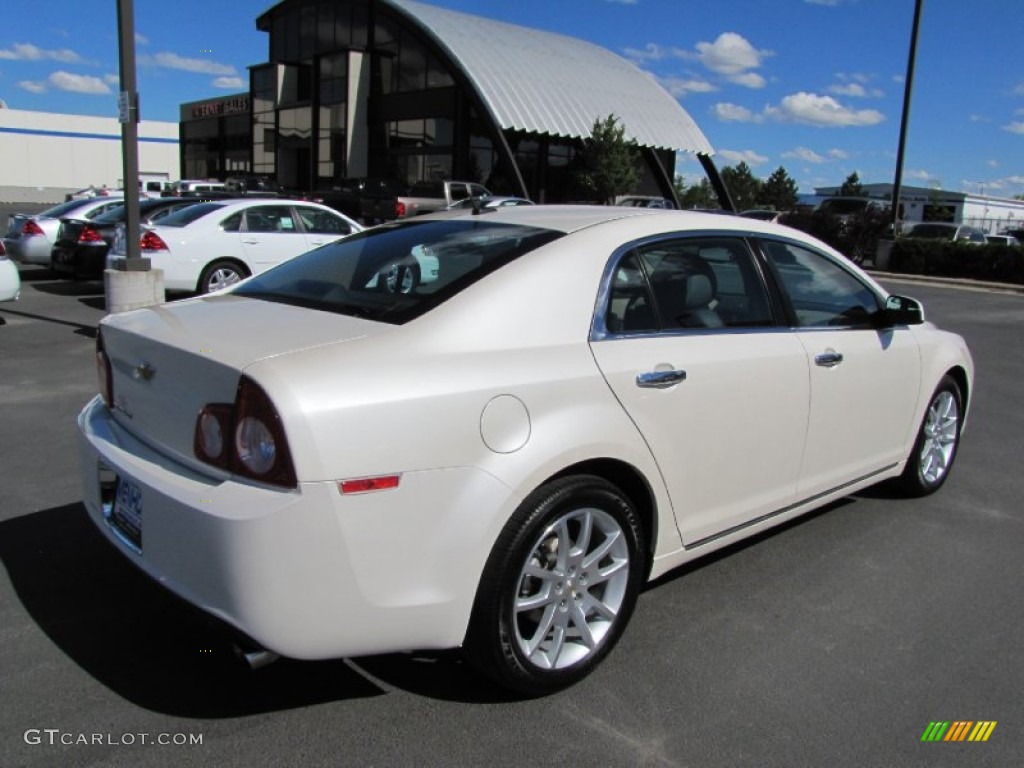 White Diamond Tricoat 2011 Chevrolet Malibu LTZ Exterior Photo #67070674