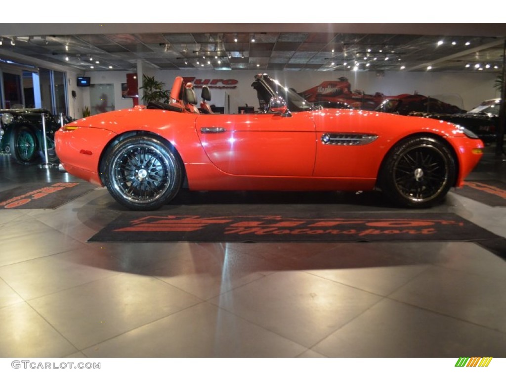 2000 Z8 Roadster - Bright Red / Sports Red/Black photo #7