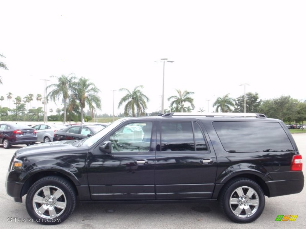 2010 Expedition EL Limited - Tuxedo Black / Stone photo #12