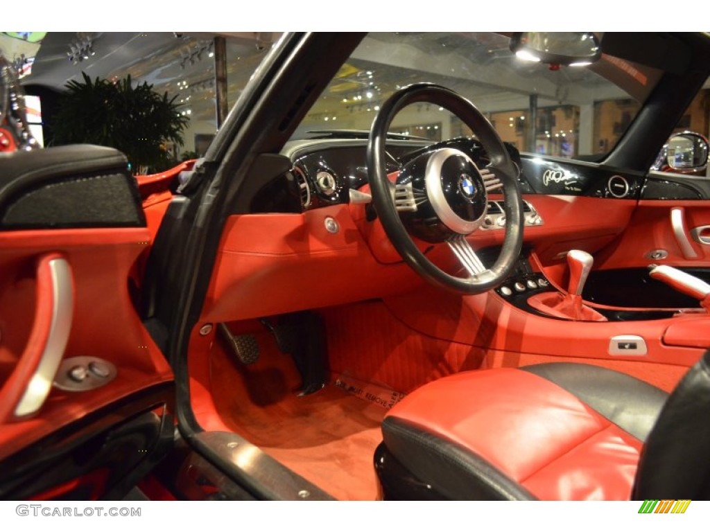Sports Red/Black Interior 2000 BMW Z8 Roadster Photo #67071574
