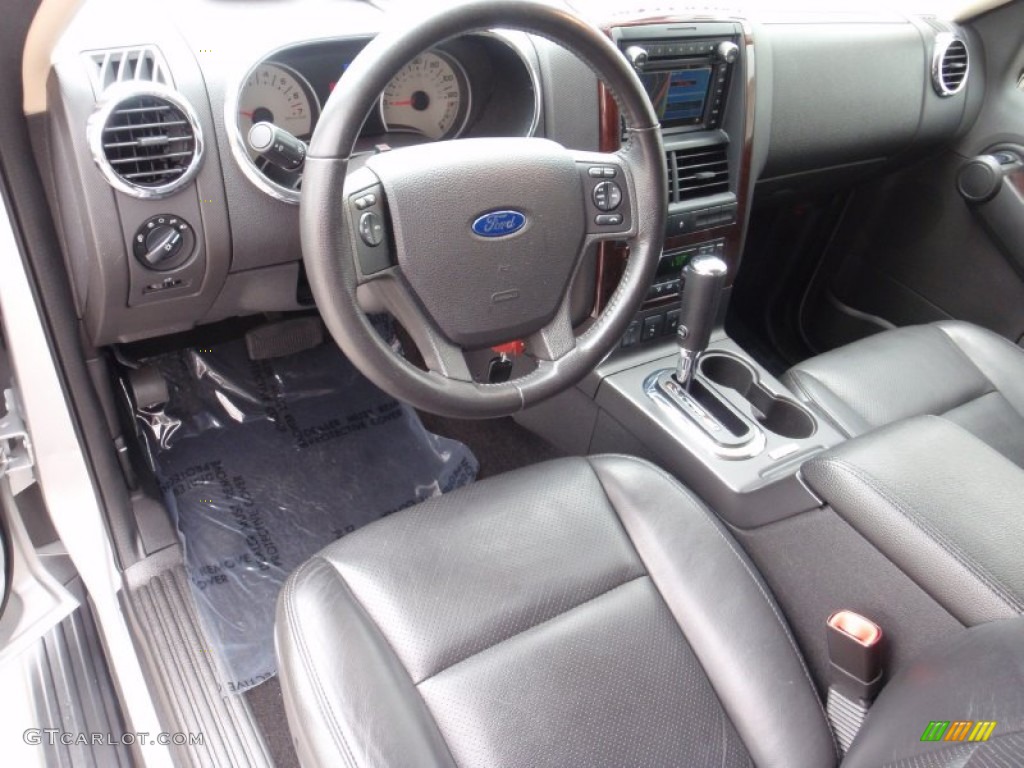 Black Interior 2010 Ford Explorer Limited Photo #67071818