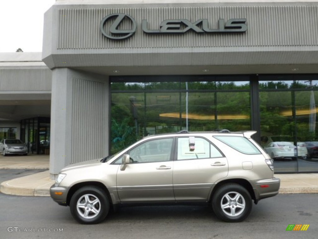 2003 RX 300 AWD - Burnished Gold Metallic / Ivory photo #2