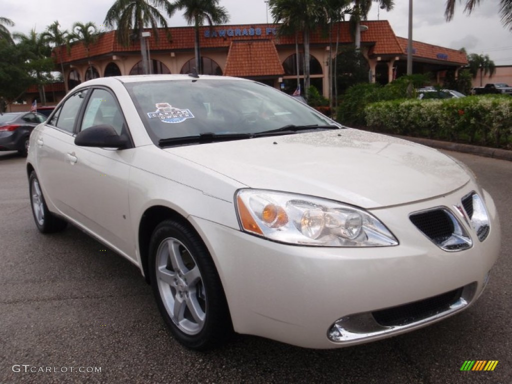 White Diamond Tri Coat 2008 Pontiac G6 V6 Sedan Exterior Photo #67072302