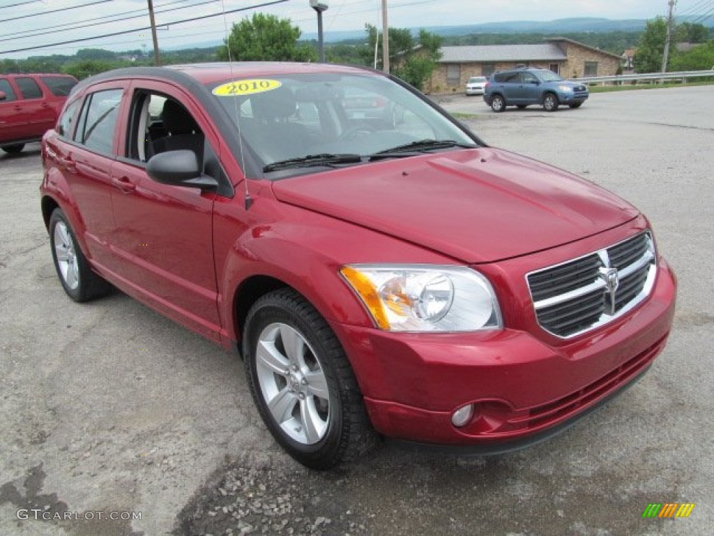 Inferno Red Crystal Pearl 2010 Dodge Caliber Mainstreet Exterior Photo #67072628