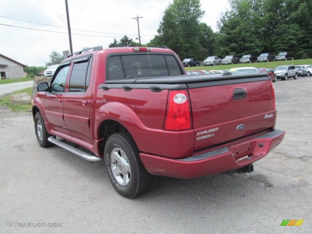 2004 Explorer Sport Trac Adrenalin 4x4 - Red Fire Metallic / Medium Dark Flint/Dark Flint photo #5