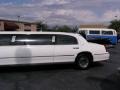 2001 Vibrant White Lincoln Town Car DaBryan Limousine  photo #6