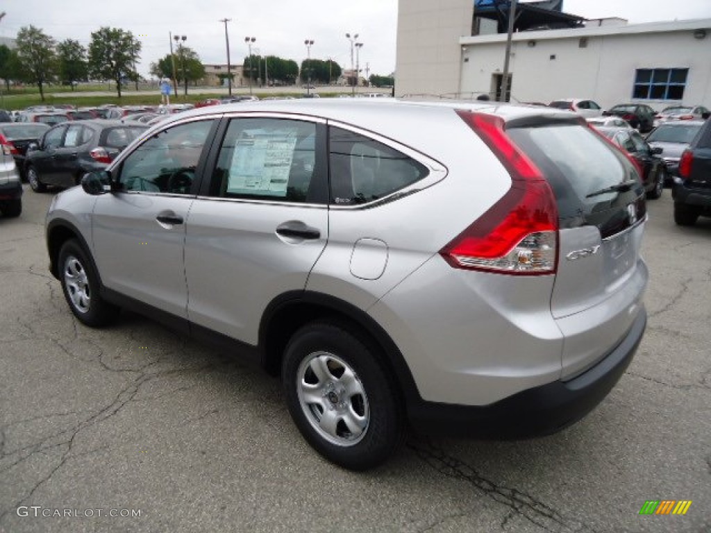 2012 CR-V LX 4WD - Alabaster Silver Metallic / Gray photo #2