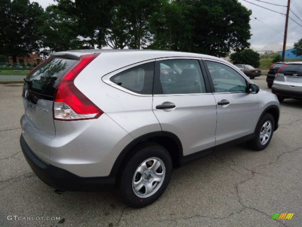 2012 CR-V LX 4WD - Alabaster Silver Metallic / Gray photo #4