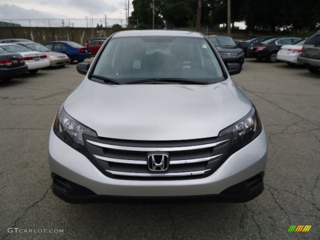 2012 CR-V LX 4WD - Alabaster Silver Metallic / Gray photo #7