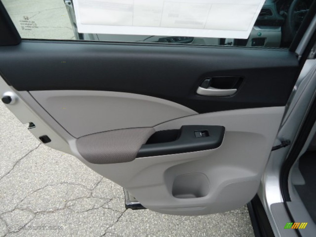 2012 CR-V LX 4WD - Alabaster Silver Metallic / Gray photo #13