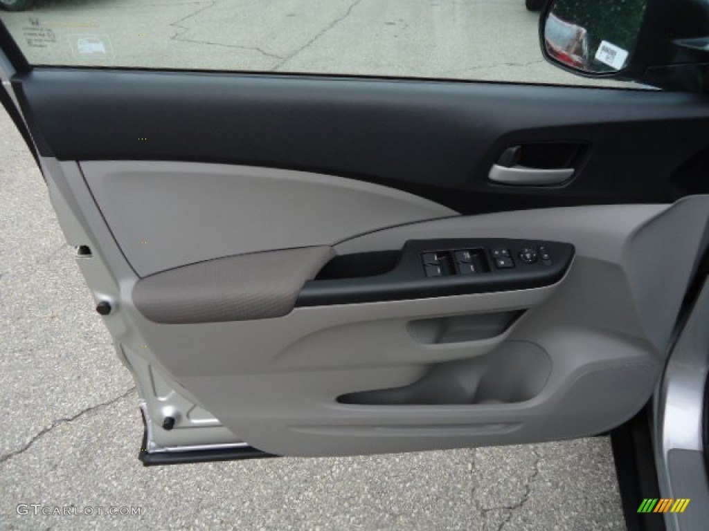 2012 CR-V LX 4WD - Alabaster Silver Metallic / Gray photo #14