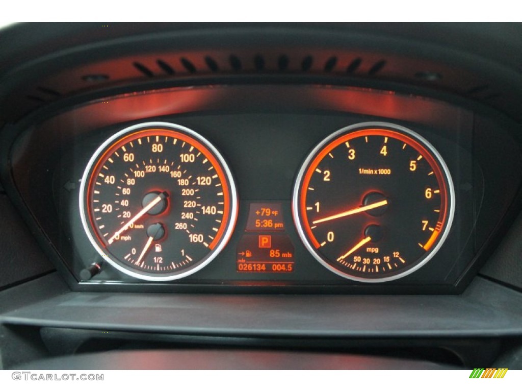 2010 BMW 5 Series 535i xDrive Sports Wagon Gauges Photo #67074625