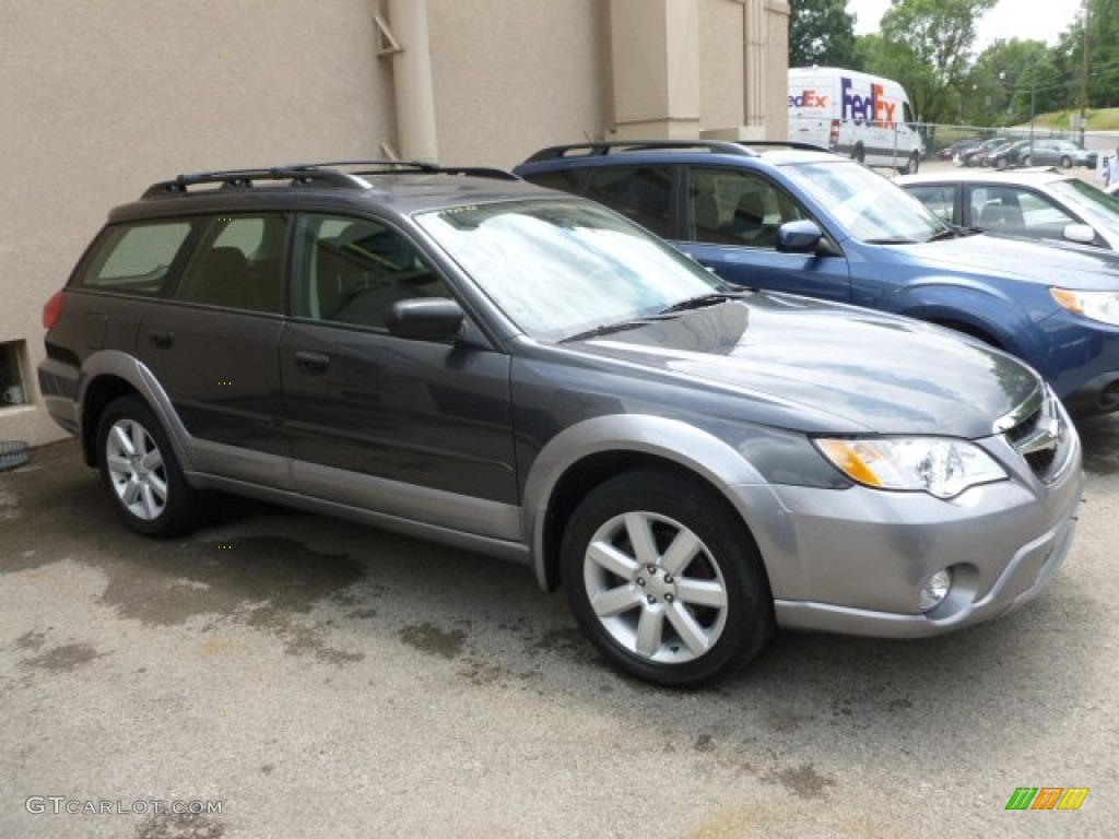 2009 Outback 2.5i Special Edition Wagon - Diamond Gray Metallic / Off Black photo #1