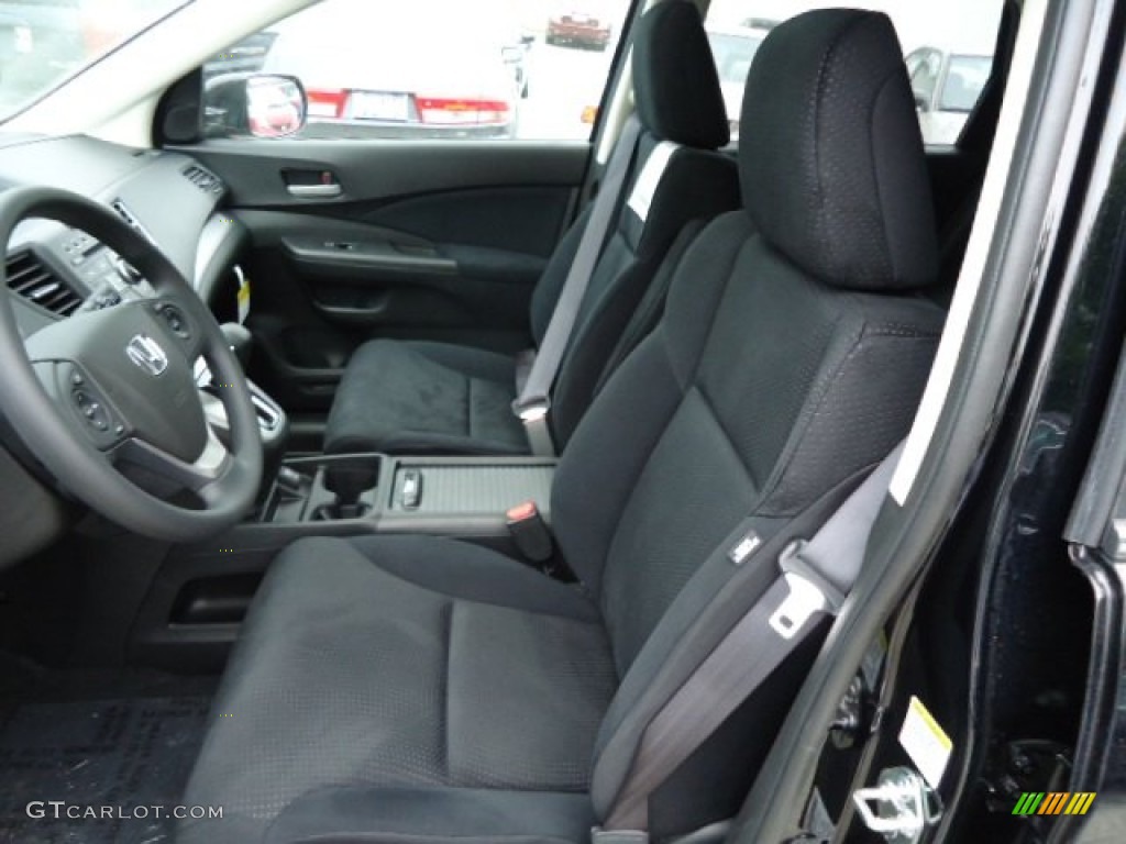2012 CR-V EX 4WD - Crystal Black Pearl / Black photo #10