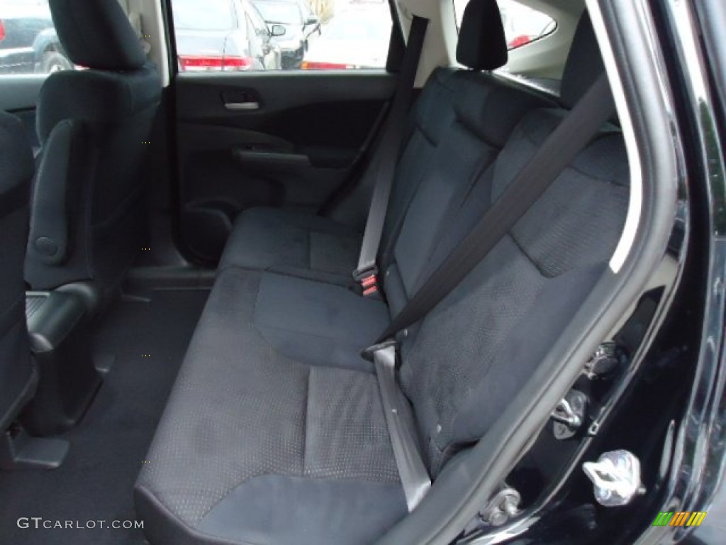 2012 CR-V EX 4WD - Crystal Black Pearl / Black photo #11