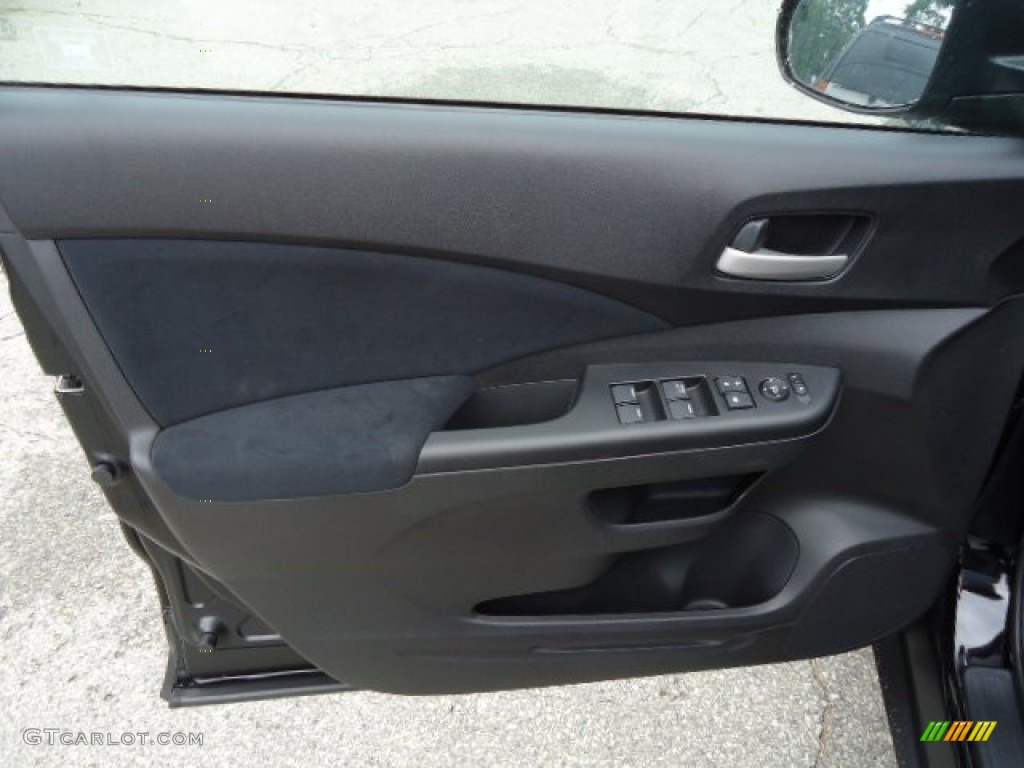 2012 CR-V EX 4WD - Crystal Black Pearl / Black photo #14