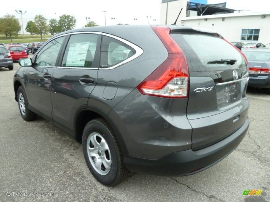 2012 CR-V LX 4WD - Polished Metal Metallic / Gray photo #2