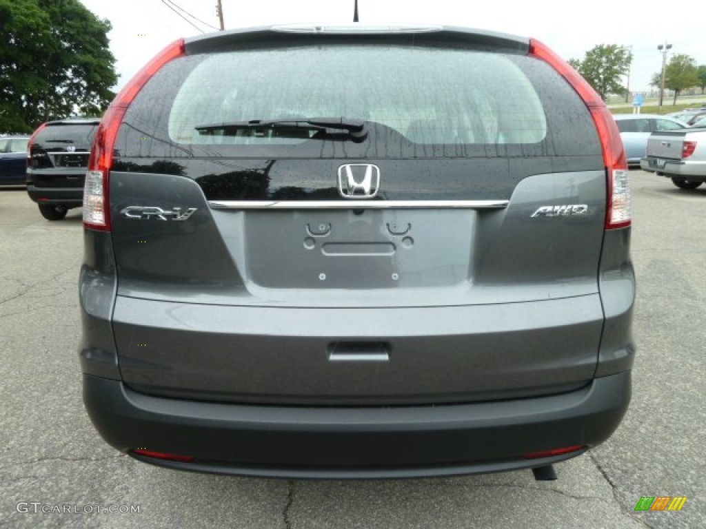 2012 CR-V LX 4WD - Polished Metal Metallic / Gray photo #3