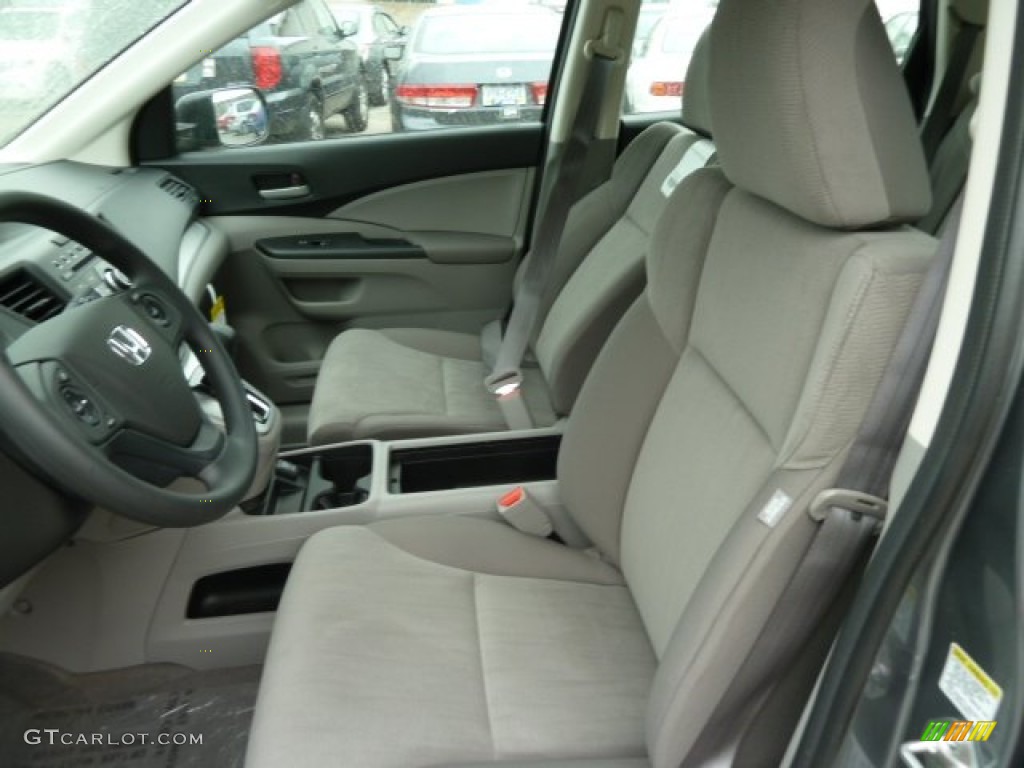 2012 CR-V LX 4WD - Polished Metal Metallic / Gray photo #10