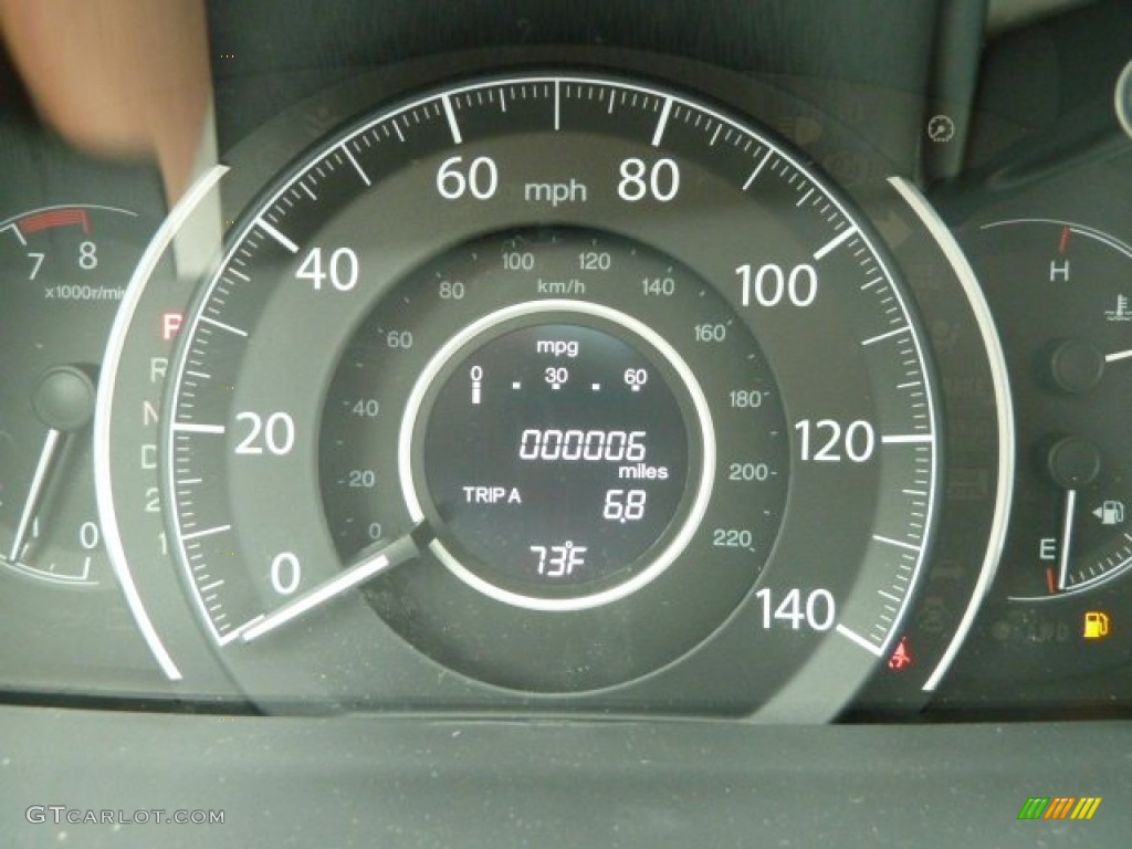 2012 CR-V LX 4WD - Polished Metal Metallic / Gray photo #19