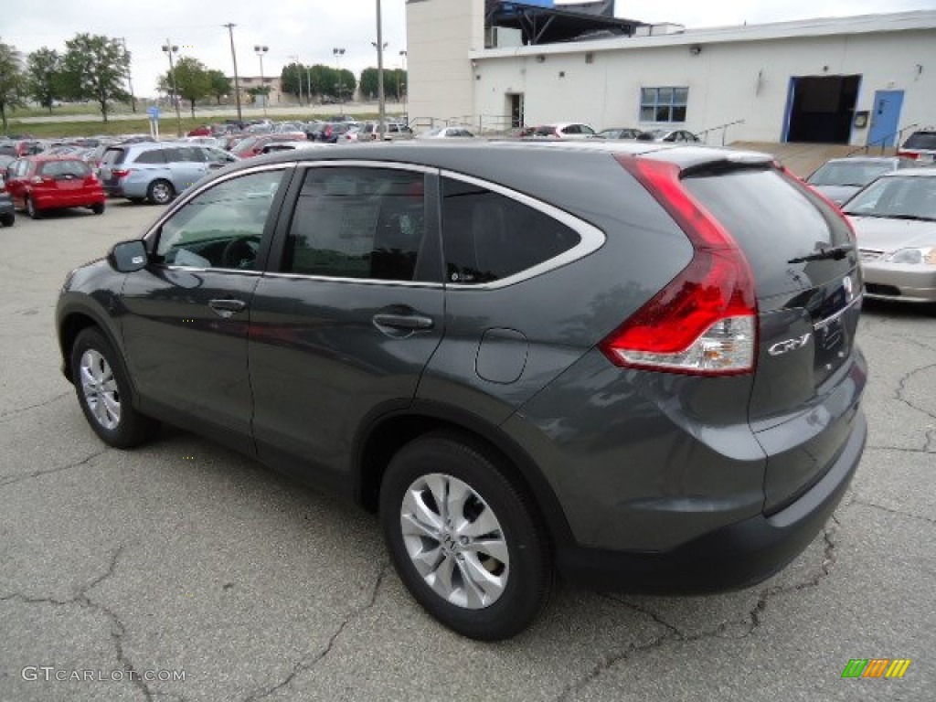 2012 CR-V EX 4WD - Polished Metal Metallic / Gray photo #2