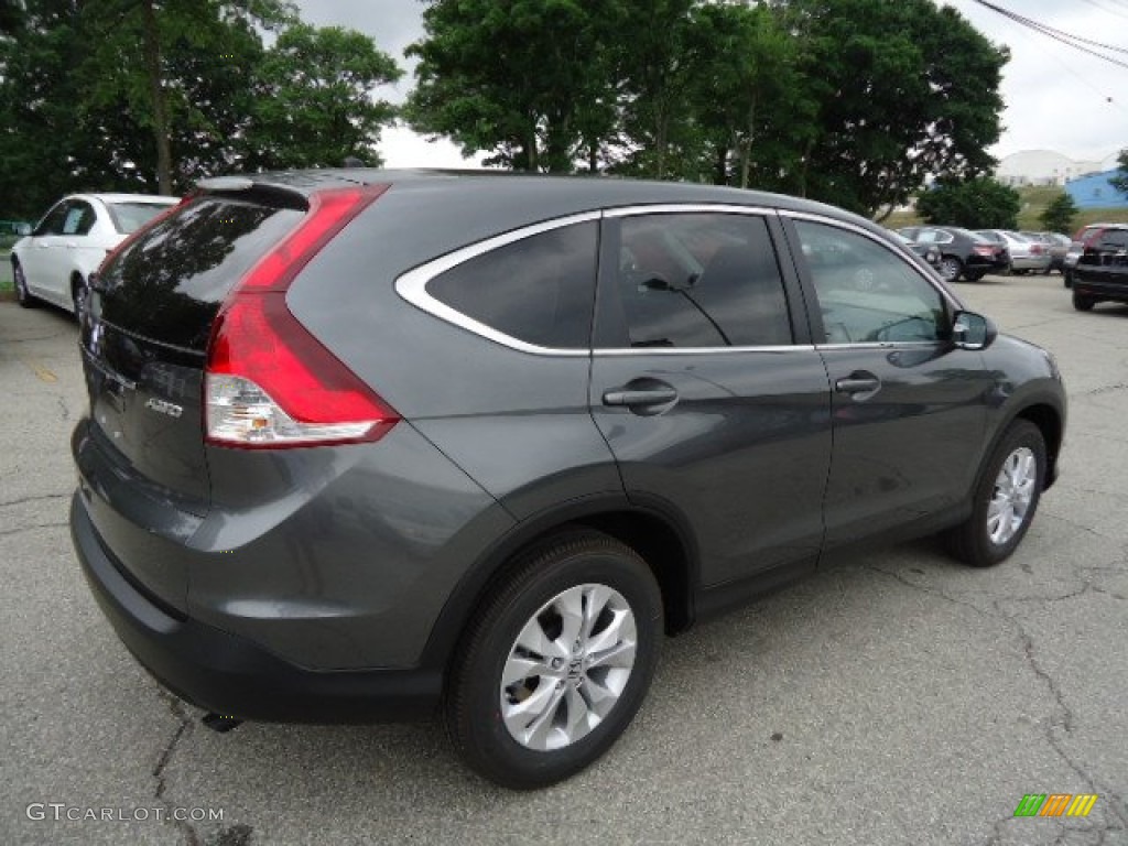 2012 CR-V EX 4WD - Polished Metal Metallic / Gray photo #4