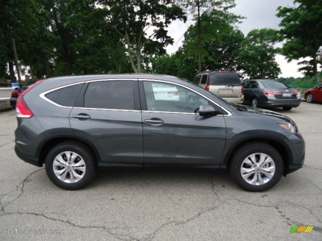 2012 CR-V EX 4WD - Polished Metal Metallic / Gray photo #5