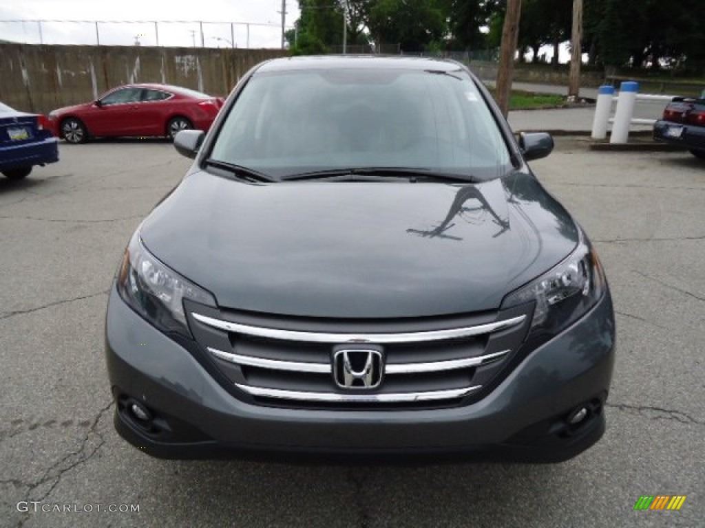 2012 CR-V EX 4WD - Polished Metal Metallic / Gray photo #7