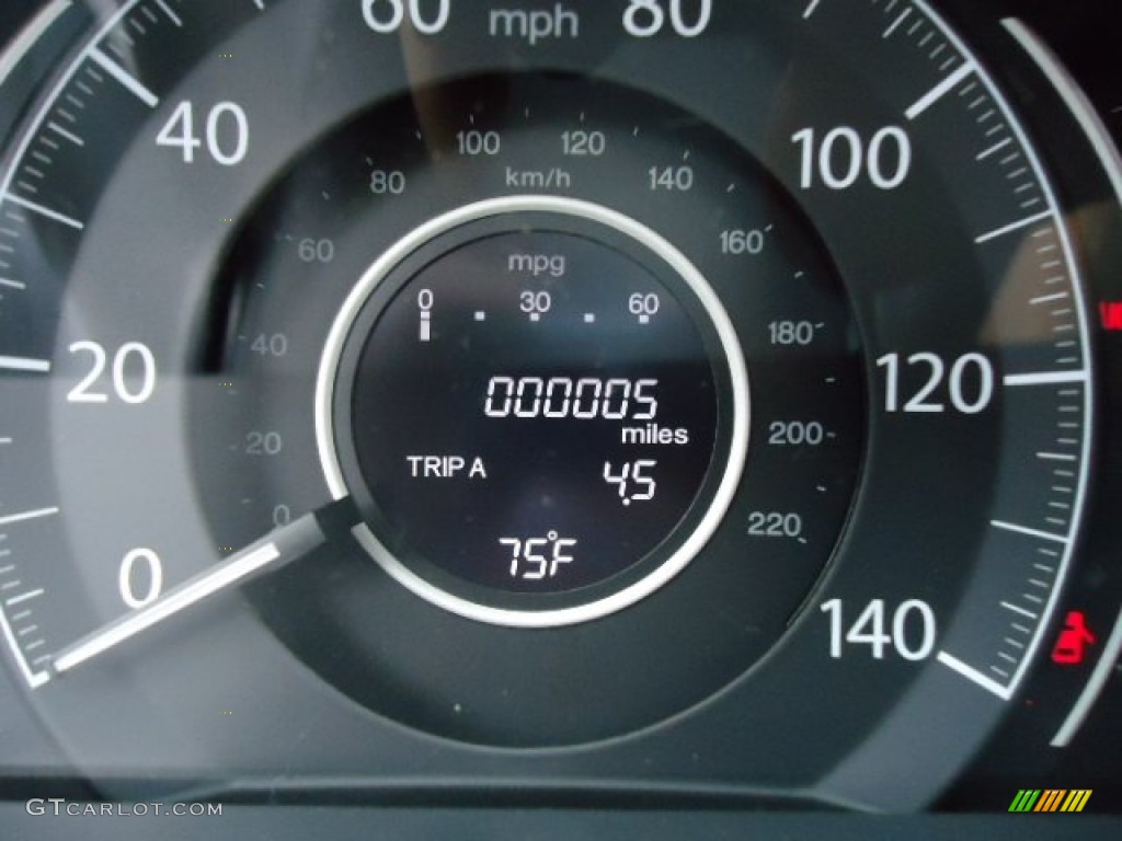 2012 CR-V EX 4WD - Polished Metal Metallic / Gray photo #20