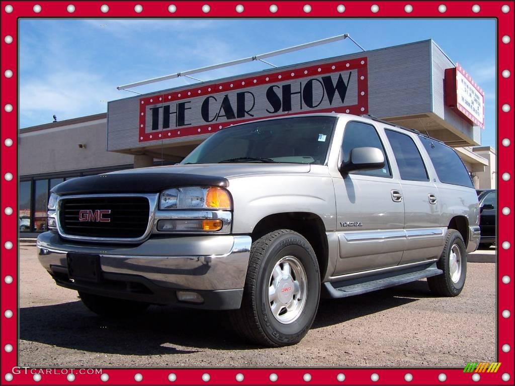 2001 Yukon XL SLT 4x4 - Pewter Metallic / Neutral Tan/Shale photo #1