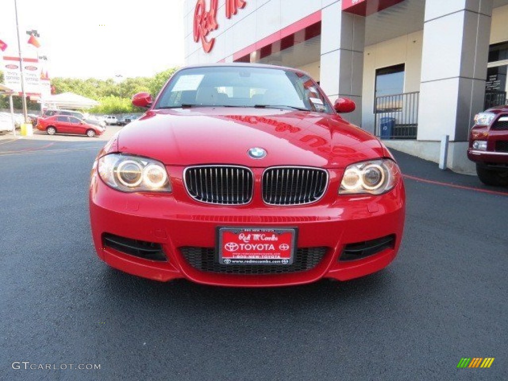 2008 1 Series 135i Convertible - Crimson Red / Savanna Beige photo #2