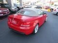 2008 Crimson Red BMW 1 Series 135i Convertible  photo #7