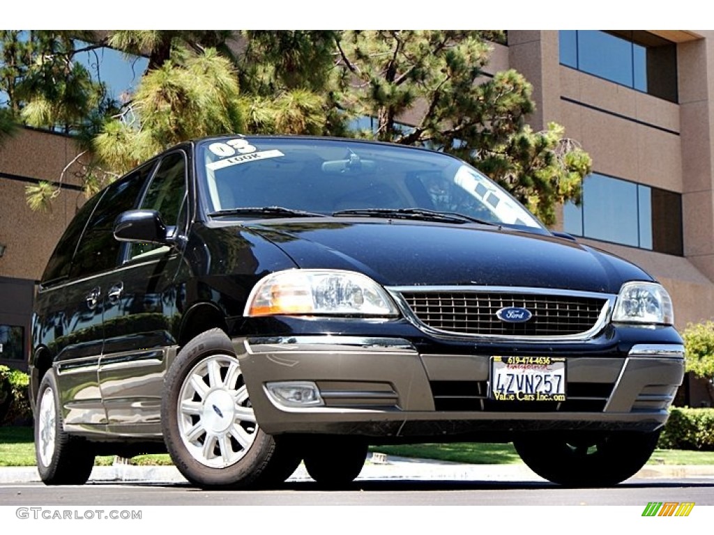 2003 Windstar Limited - Black / Medium Parchment photo #1