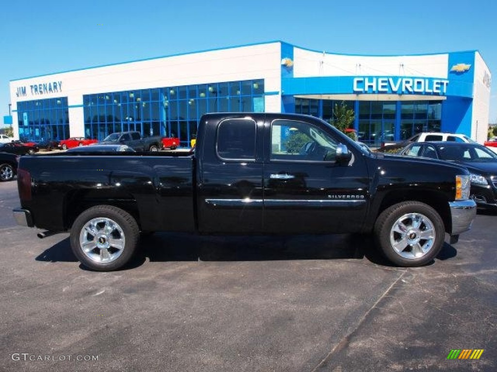 2012 Silverado 1500 LT Extended Cab - Black / Ebony photo #1